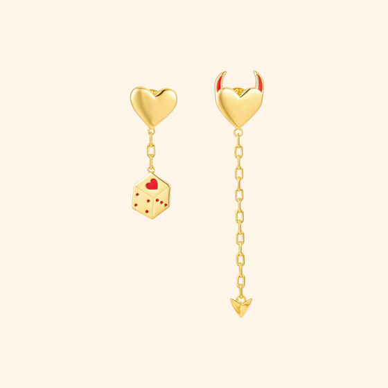 Devils Roll the Dice Earrings